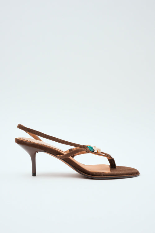 Tre Emme Sandalo Dark Brown Donna - 1