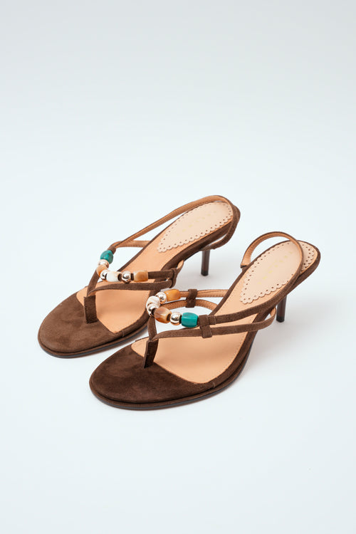 Tre Emme Sandalo Dark Brown Donna - 2