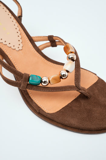 Tre Emme Sandalo Dark Brown Donna - 4