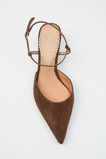 Tre Emme Slingback Dark Brown Donna - 3