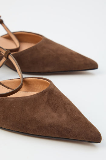 Tre Emme Slingback Dark Brown Donna - 6