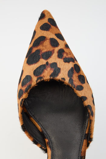 Tre Emme Slingback Leopard Donna - 6