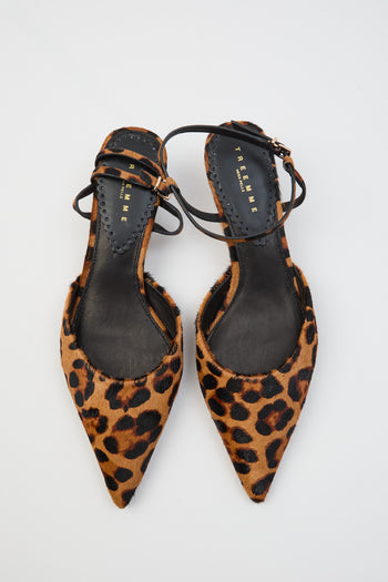Tre Emme Slingback Leopard Donna - 7