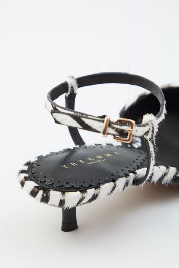 Tre Emme Slingback Zebra Donna - 3