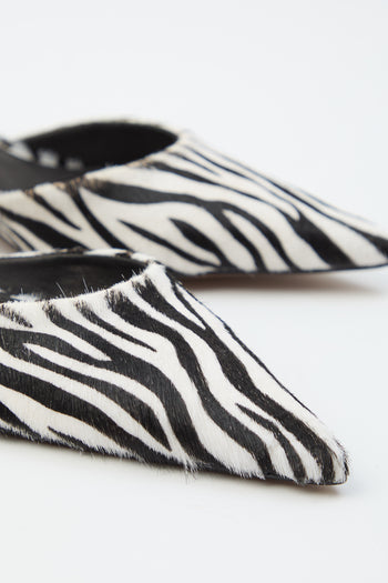 Tre Emme Slingback Zebra Donna - 6