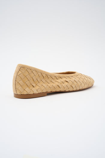 Tre Emme Ballerina Beige Donna - 4