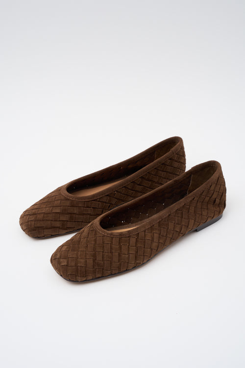 Tre Emme Ballerina Dark Brown Donna - 2