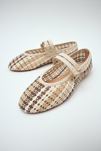 Tre Emme Ballerina Beige Donna - 6