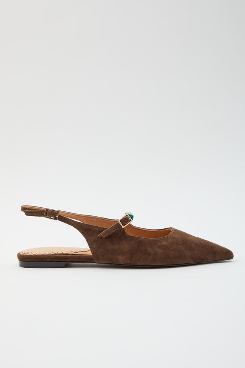 Tre Emme Slingback Dark Brown Donna - 2