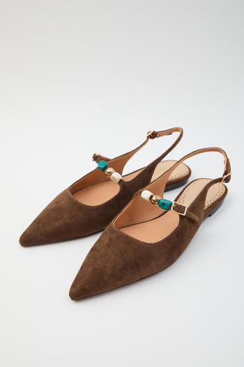 Tre Emme Slingback Dark Brown Donna - 3