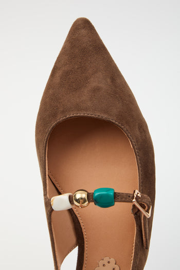 Tre Emme Slingback Dark Brown Donna - 5