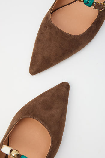 Tre Emme Slingback Dark Brown Donna - 6