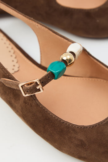 Tre Emme Slingback Dark Brown Donna - 7