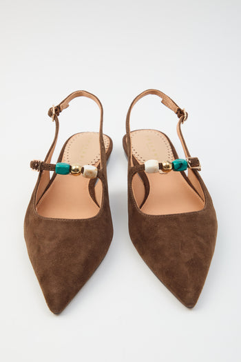 Tre Emme Slingback Dark Brown Donna - 8