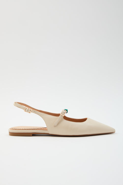 Tre Emme Slingback Off White Donna - 2
