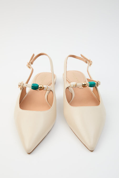 Tre Emme Slingback Off White Donna