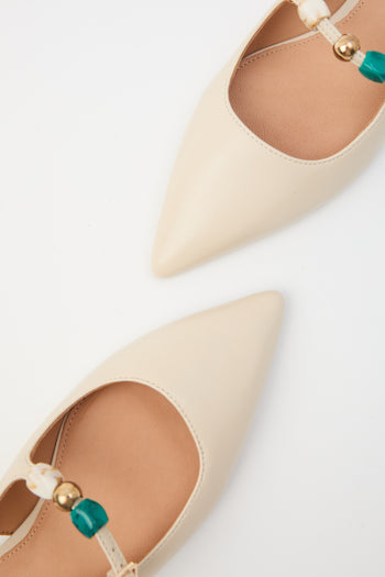 Tre Emme Slingback Off White Donna - 5