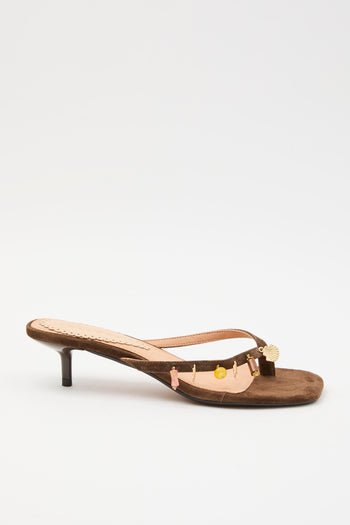 Tre Emme Infradito Dark Brown Donna - 3