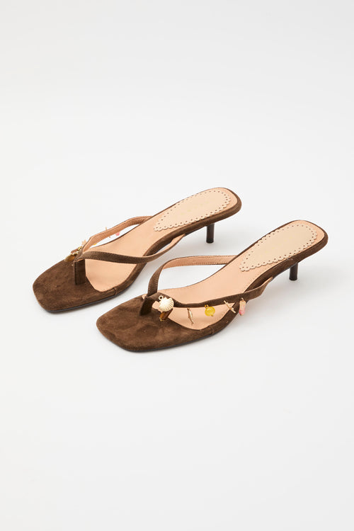 Tre Emme Infradito Dark Brown Donna - 2