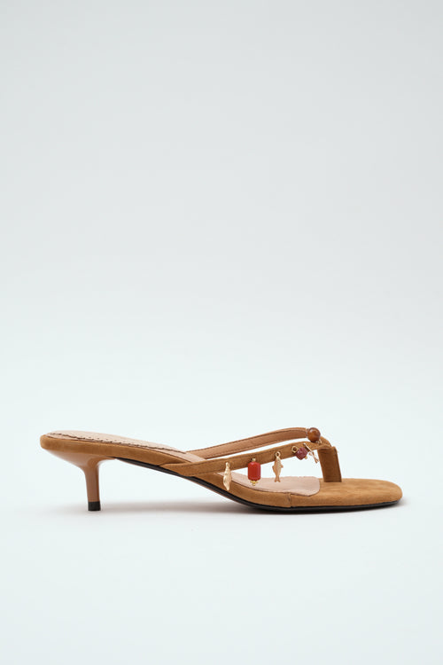 Tre Emme Infradito Tan Donna