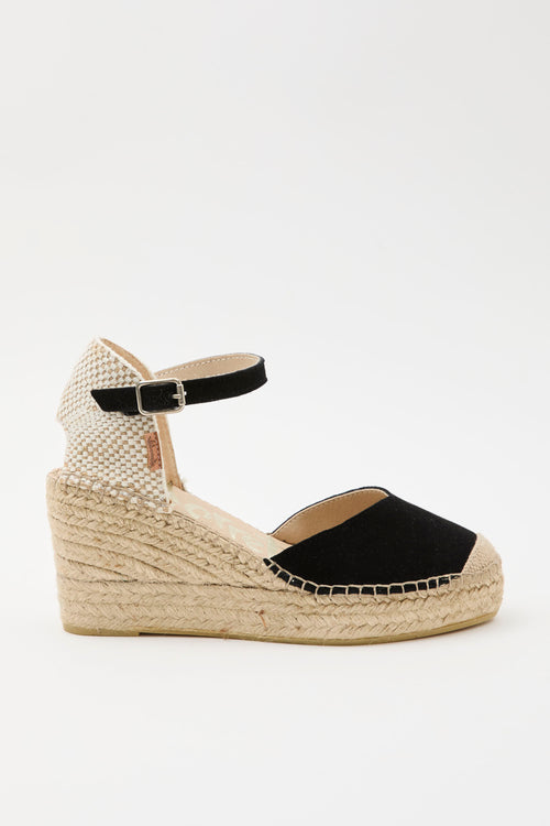 Vidorreta Zeppa Negro Natural Donna