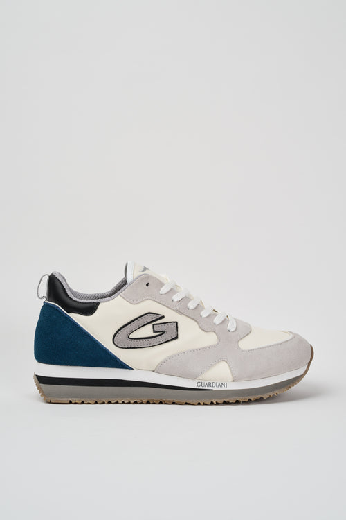 Alberto Guardiani Sneaker White/navy Uomo