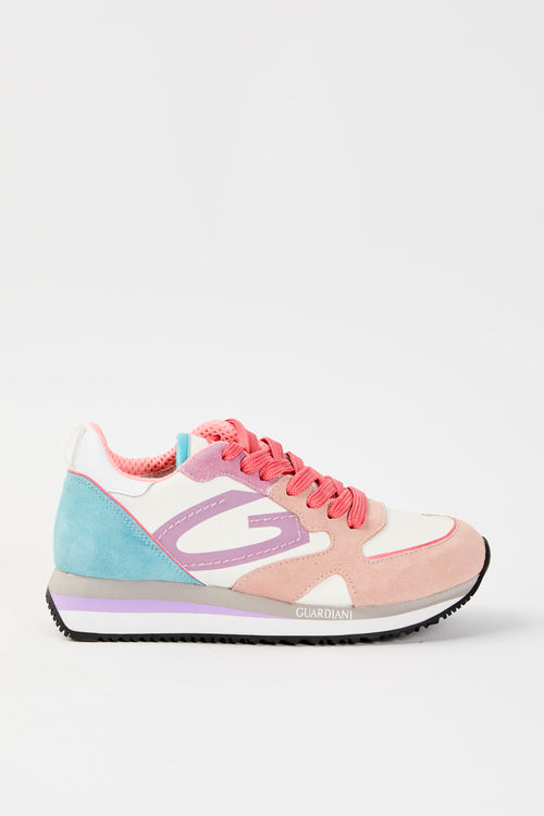 Alberto Guardiani Sneaker Peach/white/l.blue Donna