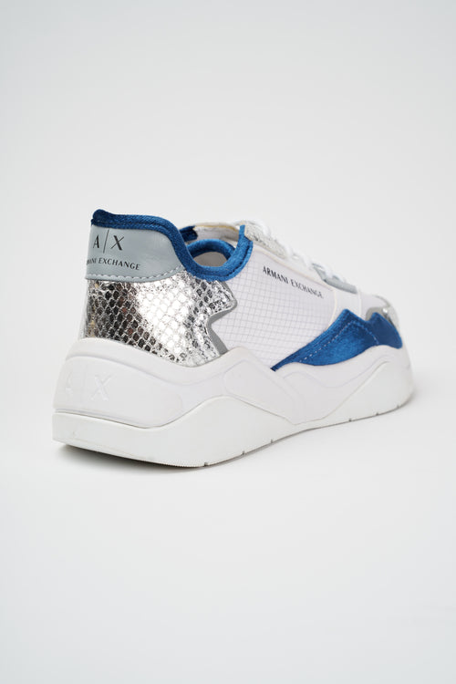 Armani Exchange Sneaker Bnc Arg Blu Donna - 2
