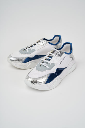Armani Exchange Sneaker Bnc Arg Blu Donna - 3