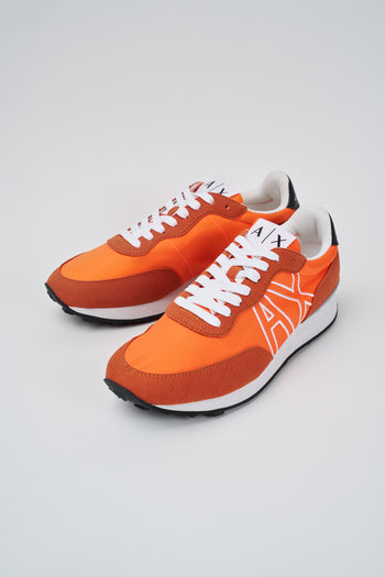 Armani Exchange Sneaker Arancio Bianco Uomo - 3