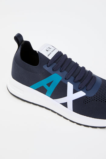 Armani Exchange Sneaker Blu Uomo - 9