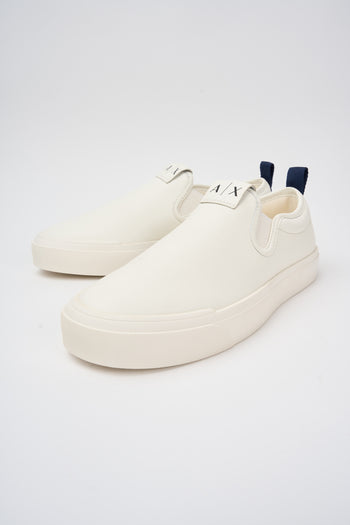 Armani Exchange Slip-on Off White Uomo - 11