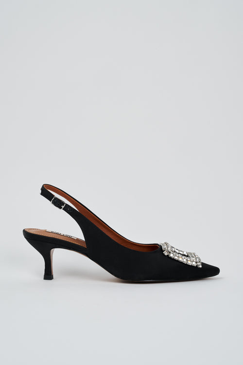 Bibi Lou Slingback Nero Donna