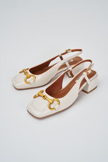 Bibi Lou Slingback White Donna - 3
