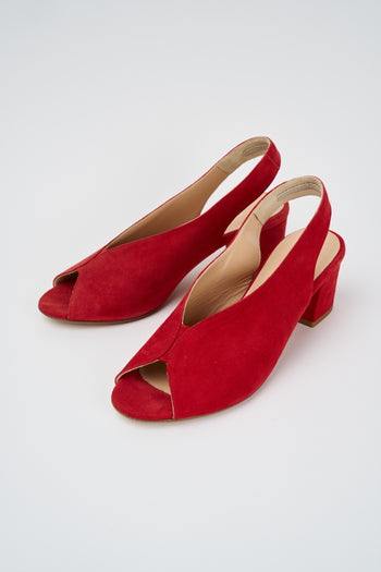 Cinzia Valle Sandalo Rosso Donna - 3