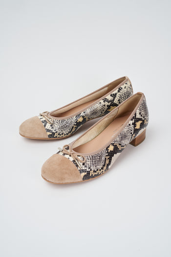 Cinzia Valle Ballerina Beige Donna - 3