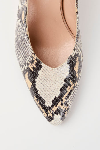 Cinzia Valle Slingback Beige Donna - 3