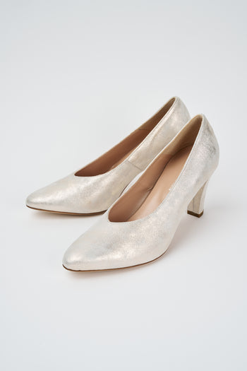 Cinzia Valle Scarpa Platino Donna - 3