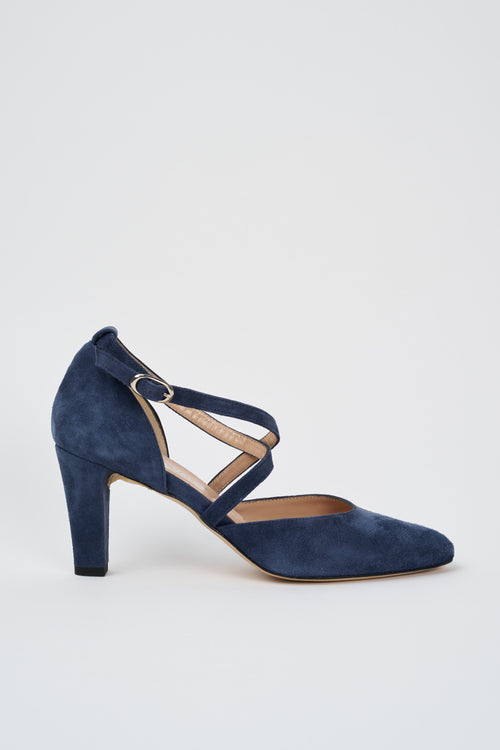 Cinzia Valle Scarpa Blu Donna