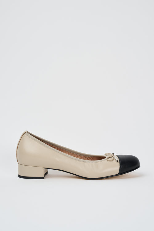 Cinzia Valle Décolleté Ecru+nero Donna