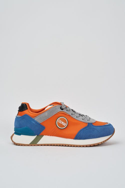 Colmar Sneaker Orange-steel Blue-gray Uomo