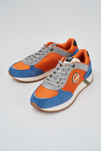 Colmar Sneaker Orange-steel Blue-gray Uomo - 3