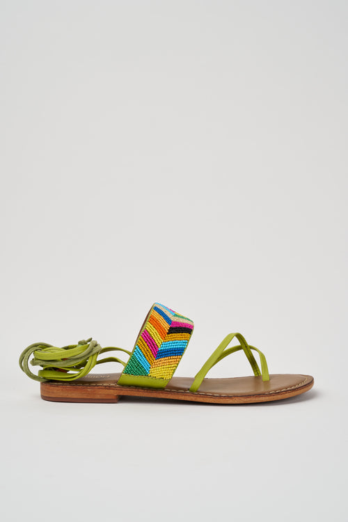 Coral Blue Sandalo Verde Donna