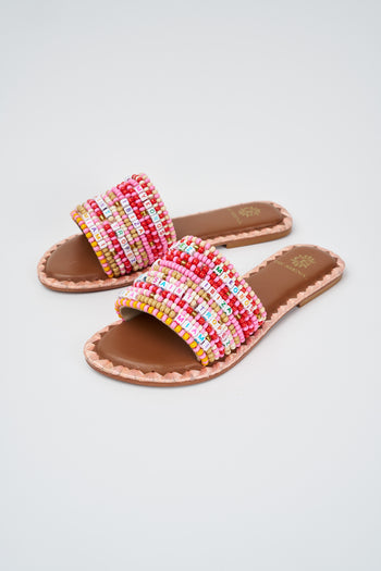 De Siena Ciabatta Orange+pink Donna - 3