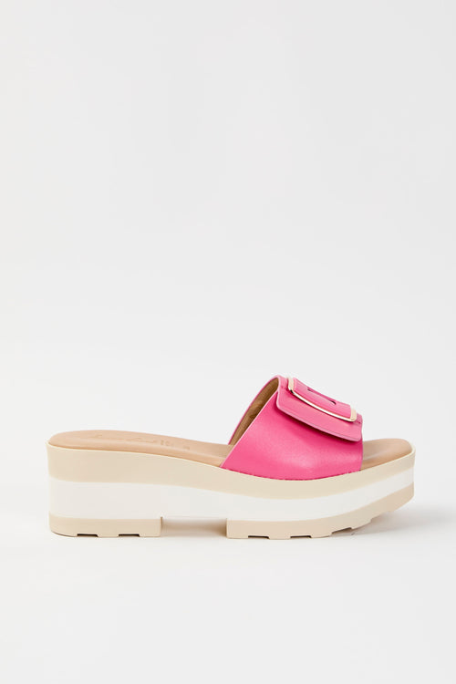 Fascino Zeppa Fuxia Donna