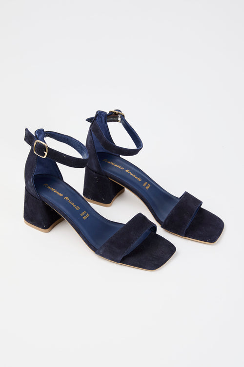 Francesco Brunelli Sandalo Blu Donna - 2