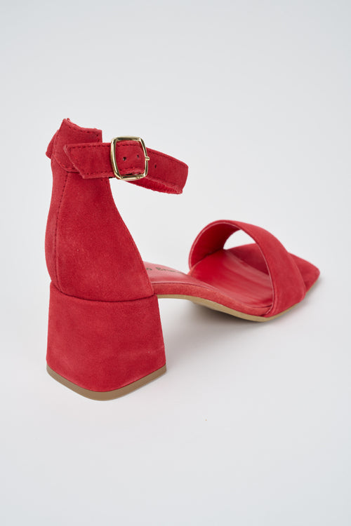 Francesco Brunelli Sandalo Rosso Donna - 2