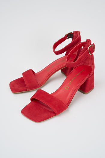 Francesco Brunelli Sandalo Rosso Donna - 3