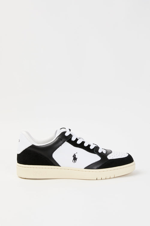 Ralph Lauren Sneaker Black White Uomo