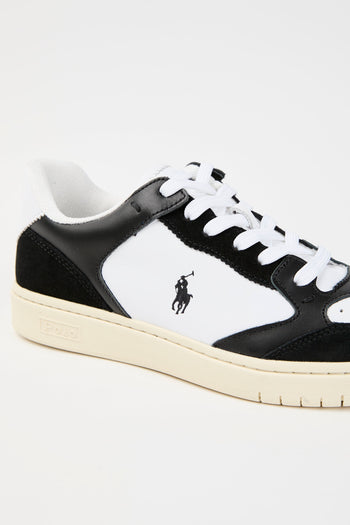 Ralph Lauren Sneaker Black White Uomo - 3
